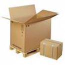 containers cartons demi caisse am&eacute;ricianes double cannelure