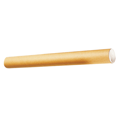 tubes en carton avec enbout plastique