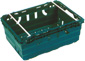 Bac gerbable emboitable &agrave; rabats Linpac Allibert, 44 litres ref16445VERT