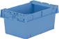 Bac gerbable emboitable &agrave; rabats Linpac Allibert, 30 litres ref31030 BLEU