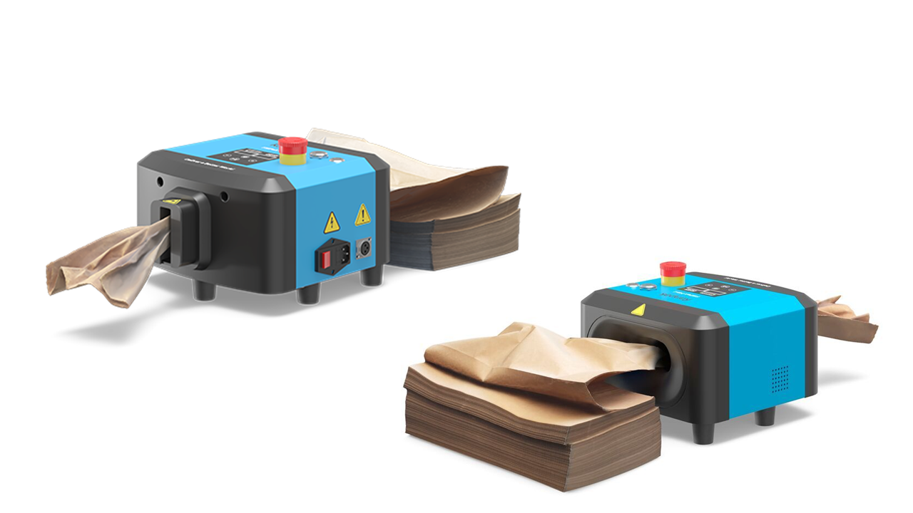 système de calage papier la machine ranpak fillpak tt