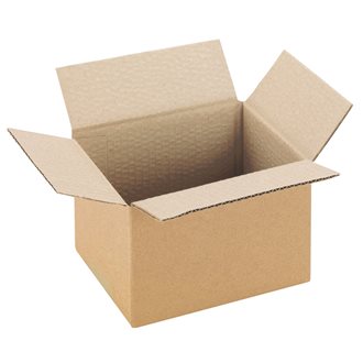 carton caisse américaine simple cannelure, emballage économique et résistant