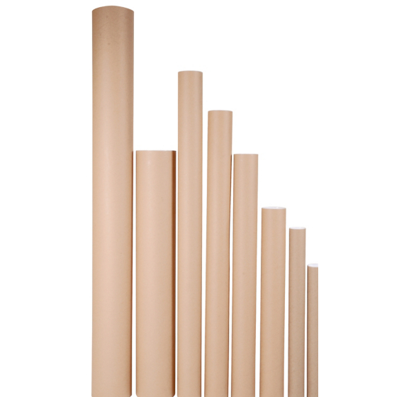 tubes en carton avec enbout plastique