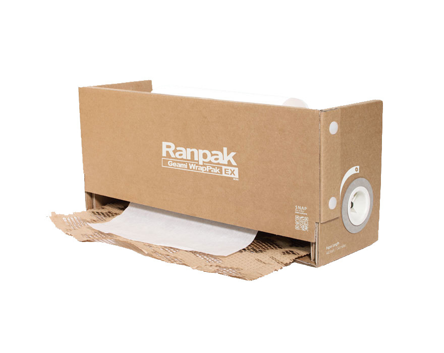 système de calage papier la machine ranpak fillpak tt